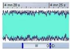 STEINBERG Wavelab Elements 8 - Zoomer dans les sections Vue globale et Vue principale (espace de travail Fichiers Audio uniquement) - 3