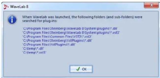 STEINBERG Wavelab Elements 8 - Informations sur les dossiers recherchés - 1