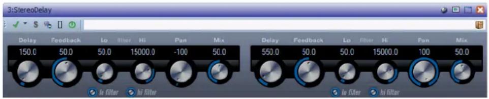 STEINBERG Wavelab Elements 8 - StereoDelay - 1