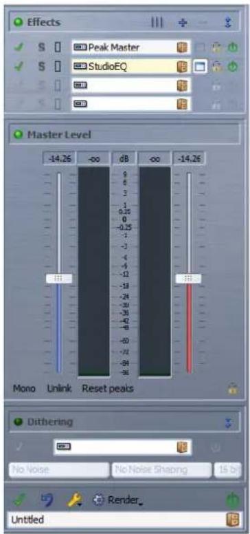 STEINBERG Wavelab Elements 8 - Fenêtre Section Maitre - 1