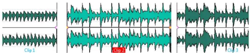 STEINBERG Wavelab Elements 8 - A propos des clips - 1
