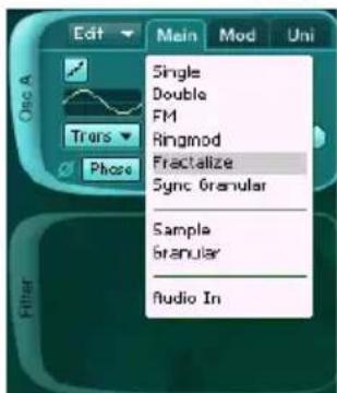 NATIVE INSTRUMENTS Absynth 4 - Menus PopupMenua Popup - 1
