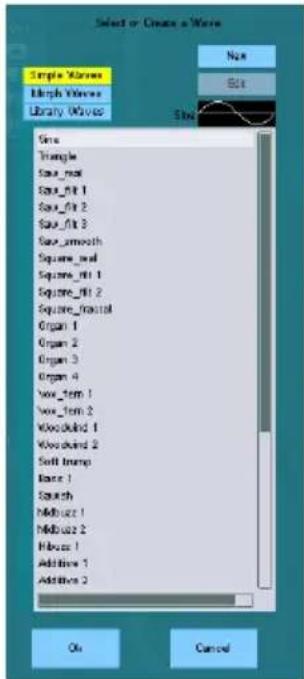 NATIVE INSTRUMENTS Absynth 4 - Menu popup Waveform - 1