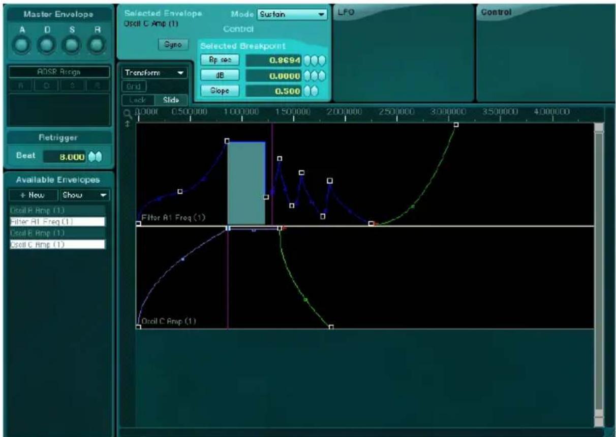 NATIVE INSTRUMENTS Absynth 4 - Fenêtre EnvelopeFenêtre Envelope - 1