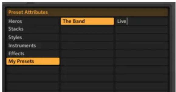 NATIVE INSTRUMENTS Guitar Rig 5 - Crearyeliminar etiquetas - 1
