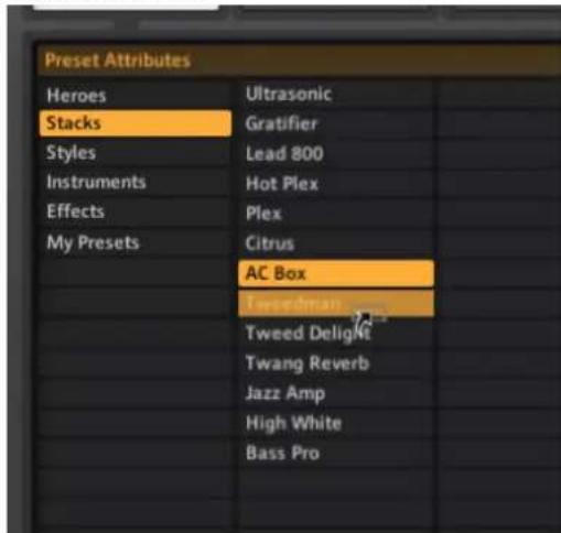 NATIVE INSTRUMENTS Guitar Rig 5 - Etiquetarpresetes - 1