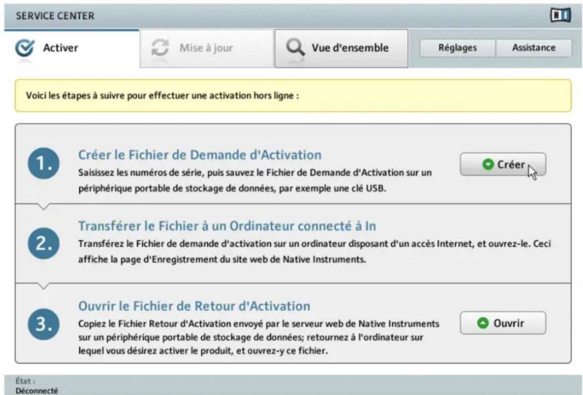 NATIVE INSTRUMENTS Komplete 9 Ultimate - Créez le fichier de Demande d'Activation - 1