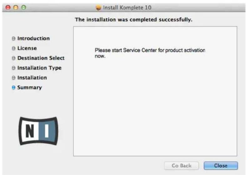 NATIVE INSTRUMENTS Komplete 10 - Finalisez l'installation - 1