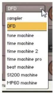 NATIVE INSTRUMENTS Kontakt 5 - Menus déroulants - 1