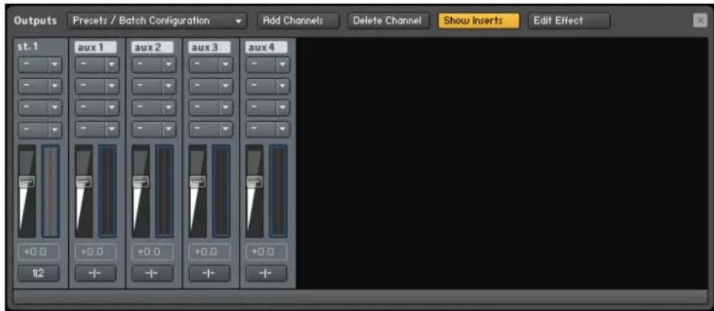 NATIVE INSTRUMENTS Kontakt 5 - La section Outputs - 1
