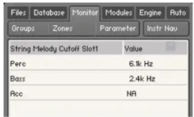 NATIVE INSTRUMENTS Kontakt 5 - Onglet Monitor - 4