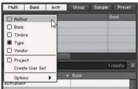 NATIVE INSTRUMENTS Kontakt 5 - Recherche via les Attributes - 1