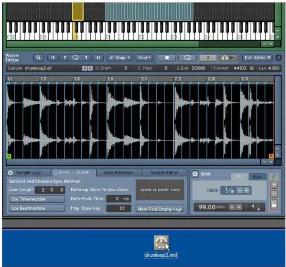 NATIVE INSTRUMENTS Kontakt 5 - Assigner les Slices automatiquement - 2