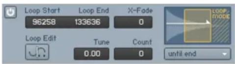 NATIVE INSTRUMENTS Kontakt 5 - L'onglet Sample Loop - 2