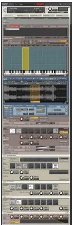 NATIVE INSTRUMENTS Kontakt 5 - Le mode Instrument Edit du Rack - 2