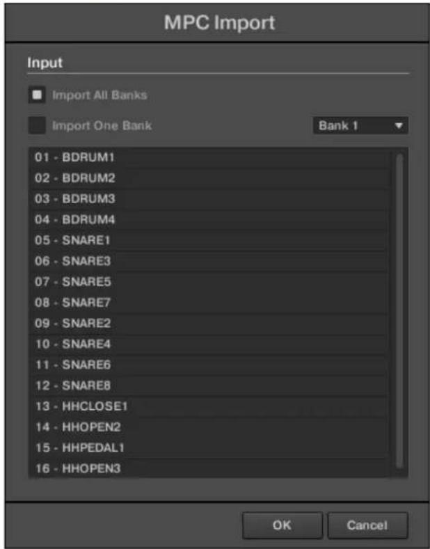NATIVE INSTRUMENTS Maschine 2.0 MK1 - Importer les fichiers MPC Program - 1
