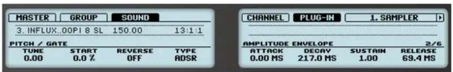 NATIVE INSTRUMENTS Maschine 2.0 MK1 - Page 2 : Pitch / Envelope - 1