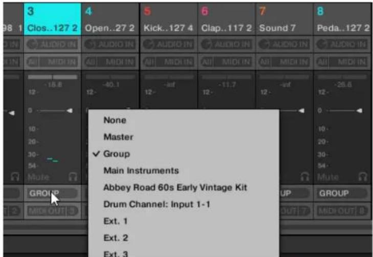 NATIVE INSTRUMENTS Maschine 2.0 MK1 - Configurer les sorties principales des Sounds et des Groups en Affichage Mix - 4