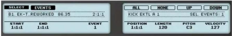 NATIVE INSTRUMENTS Maschine 2.0 MK1 - Mode Select : sélectionner des Events (pads en mode Group) - 1