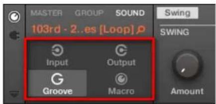 NATIVE INSTRUMENTS Maschine 2.0 MK1 - Sélection des Channel Properties - 2