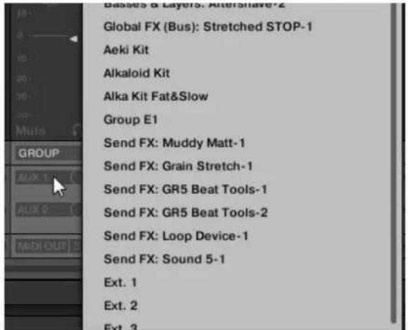 NATIVE INSTRUMENTS Maschine 2.0 MK1 - Configurer les sorties auxiliaires pour les Sounds et les Groups en Affichage Mix - 4