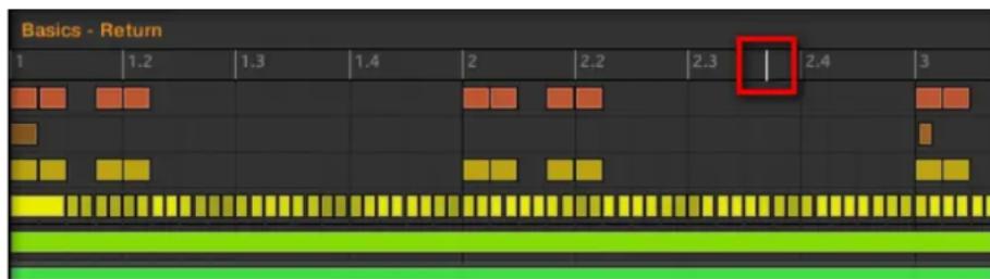 NATIVE INSTRUMENTS Maschine 2.0 MK1 - Sauter à une autre position de lecture au sein du Pattern - 1