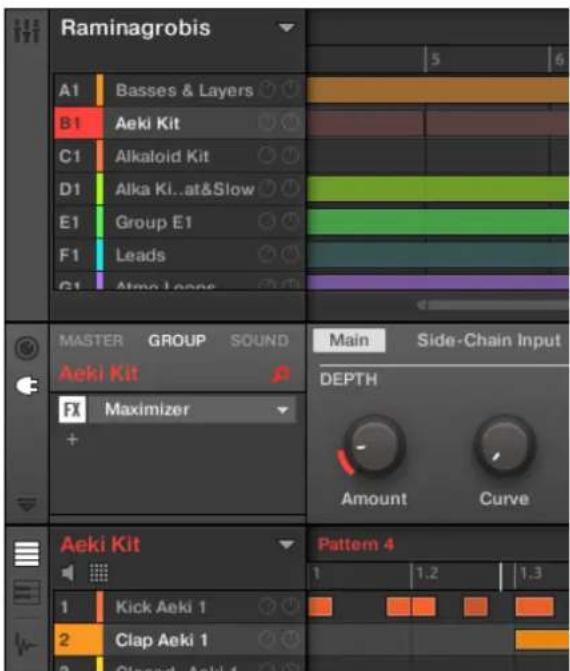 NATIVE INSTRUMENTS Maschine 2.0 MK1 - Établir le focus sur un Group - 2