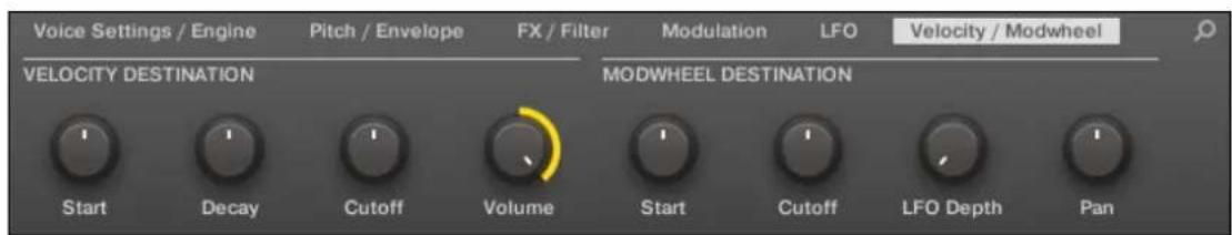 NATIVE INSTRUMENTS Maschine 2.0 MK2 - Page 6 : Velocity / Modwheel - 2