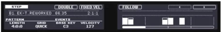 NATIVE INSTRUMENTS Maschine 2.0 MK2 - Examiner votre séquence (Écran droit) - 1