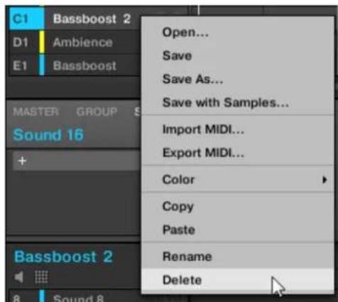 NATIVE INSTRUMENTS Maschine 2.0 MK2 - Supprimer des Groups - 2