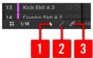 NATIVE INSTRUMENTS Maschine 2.0 MK2 - Éditer des Events à la souris : Vue d'ensemble - 1