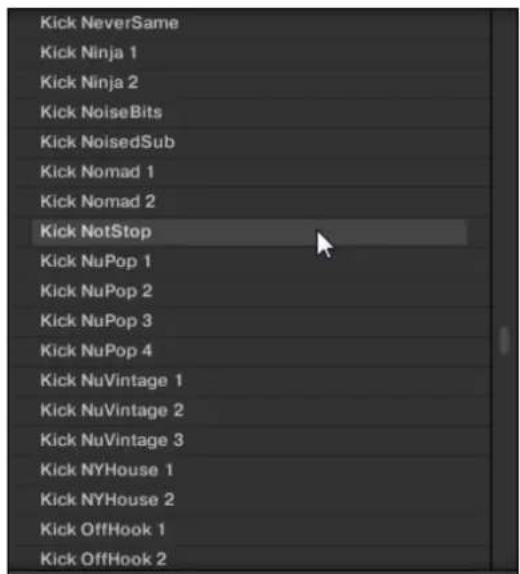 NATIVE INSTRUMENTS Maschine 2.0 MK2 - Utilisation de la Result List - 1
