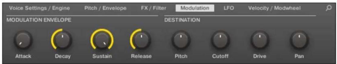 NATIVE INSTRUMENTS Maschine 2.0 MK2 - Page 4 : Modulation - 1