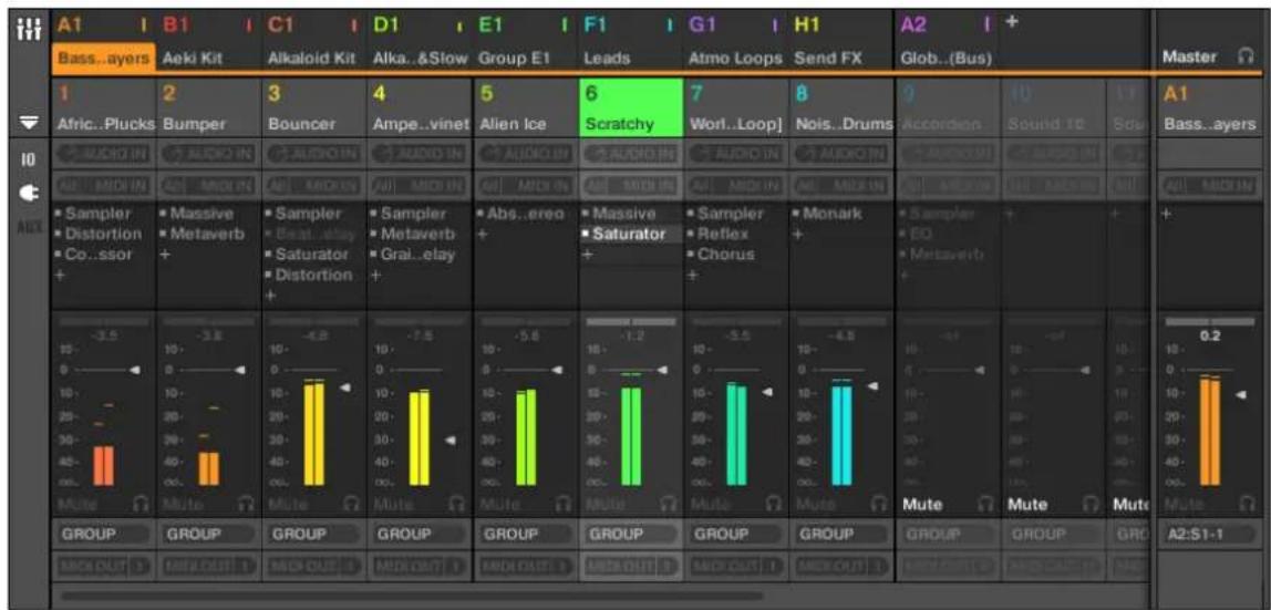 NATIVE INSTRUMENTS Maschine 2.0 MK2 - Les Channels : Sound, Group et Master - 1