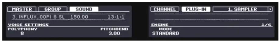 NATIVE INSTRUMENTS Maschine 2.0 MK2 - Page 1 : Voice Settings / Engine - 1
