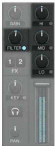 NATIVE INSTRUMENTS Traktor 2 - Mixer une piste en utilisant l'Égalisation et le Filtre d'un canal - 1