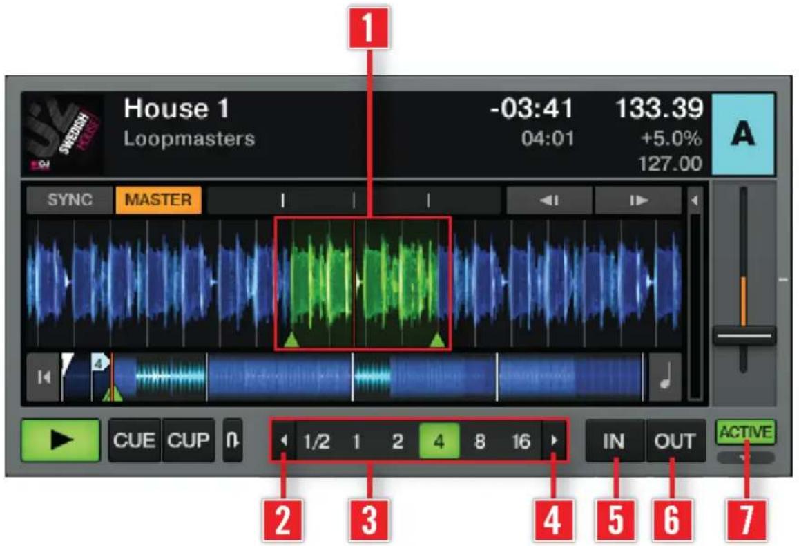 NATIVE INSTRUMENTS Traktor 2 - Loop Controls (Contrôles des Boucles) - 1