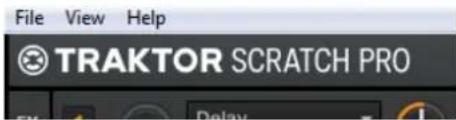 NATIVE INSTRUMENTS Traktor 2 - Application Menu Bar - 1