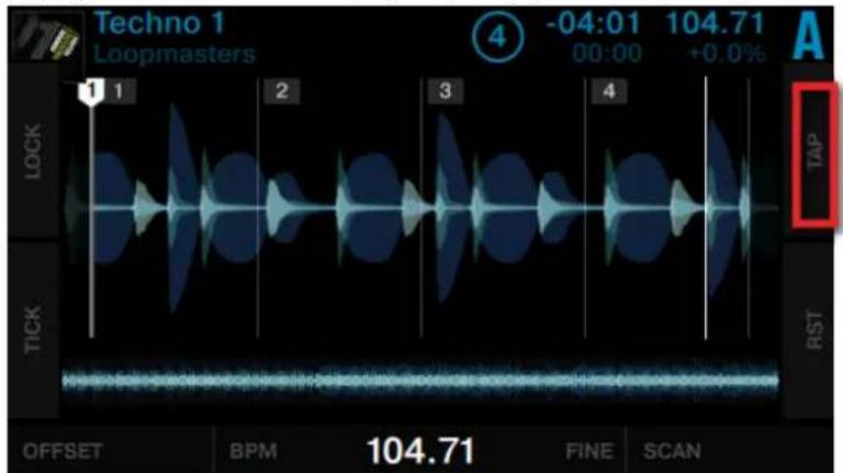 NATIVE INSTRUMENTS Traktor Kontrol D2 - Tapoter le tempo - 1