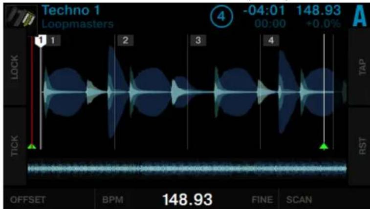NATIVE INSTRUMENTS Traktor Kontrol D2 - Interactions du mode Beatgrid - 2