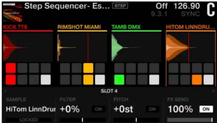 NATIVE INSTRUMENTS Traktor Kontrol D2 - Selectionner un autre sample dans la colonne - 1