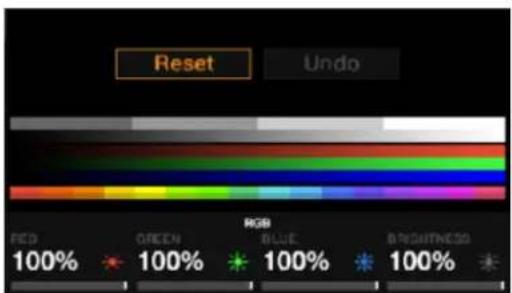 NATIVE INSTRUMENTS Traktor Kontrol D2 - Réglages de l'écran (RGB) - 1