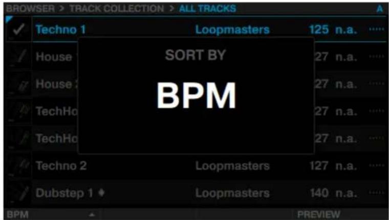 NATIVE INSTRUMENTS Traktor Kontrol D2 - Trier les pistes - 1