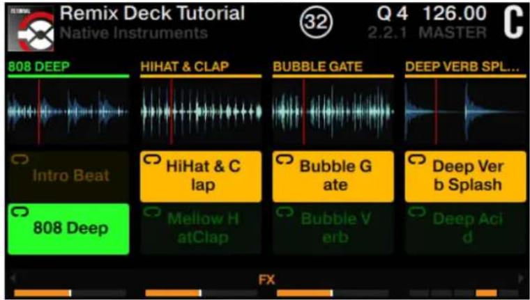 NATIVE INSTRUMENTS Traktor Kontrol D2 - Selectionner un autre sample dans un Remix Slot - 2