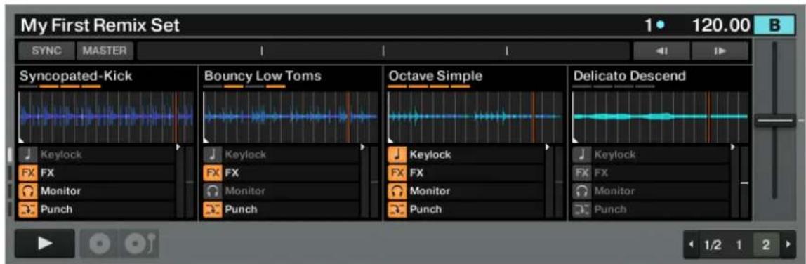 NATIVE INSTRUMENTS Traktor Kontrol F1 - Voir et régler les paramètres des Sample Slots - 1