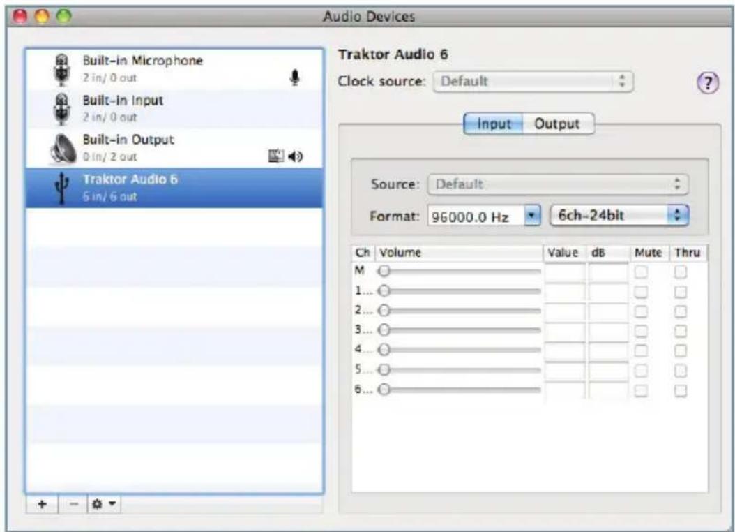 NATIVE INSTRUMENTS Traktor Audio 6 - Panneau Entrée - 1