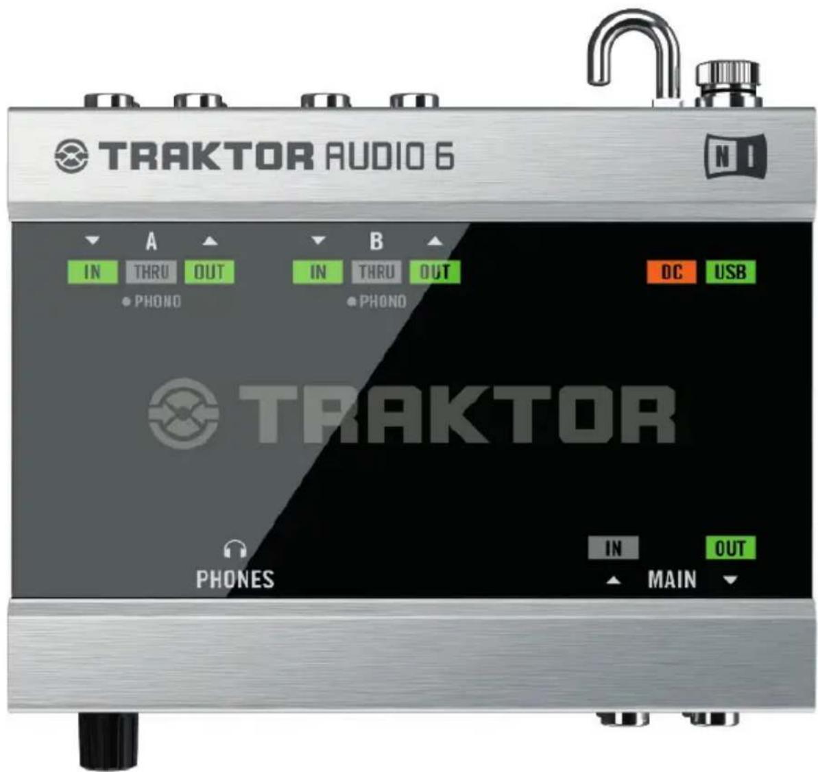 NATIVE INSTRUMENTS Traktor Audio 6 - Panneau supérieur - 1