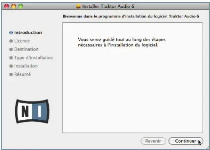 NATIVE INSTRUMENTS Traktor Audio 6 - Installer TRAKTOR AUDIO 6 sur Mac OS X - 1