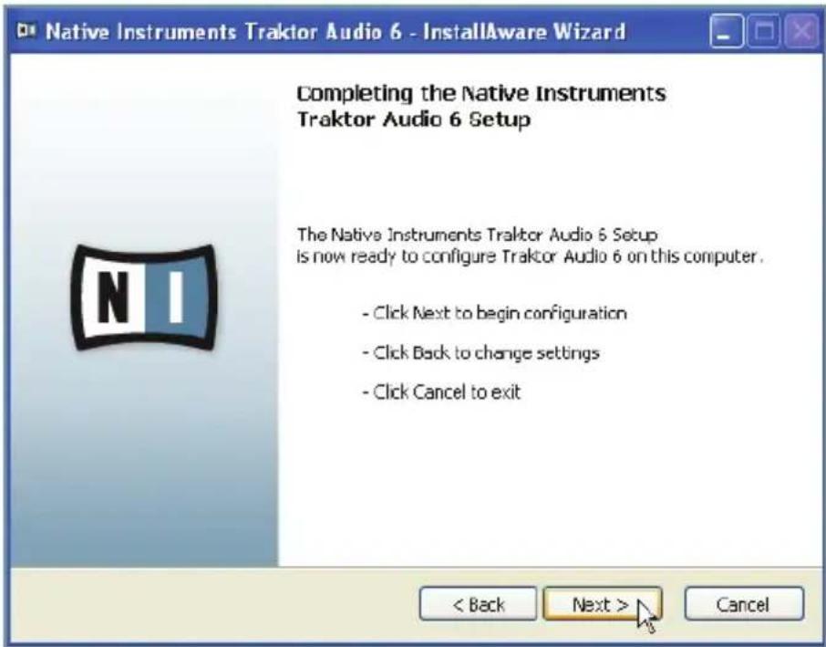 NATIVE INSTRUMENTS Traktor Audio 6 - Installer TRAKTOR AUDIO 6 sur Windows XP/Vista - 3