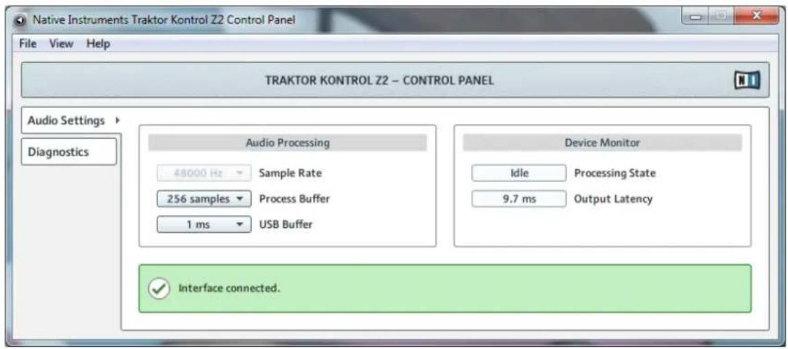 NATIVE INSTRUMENTS Traktor Kontrol Z2 - Ouvrir le Control Panel - 2